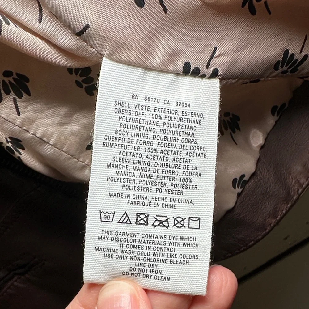 Hei Hei Dara Anthropologie Vegan Leather Jacket - Picture 10 of 14